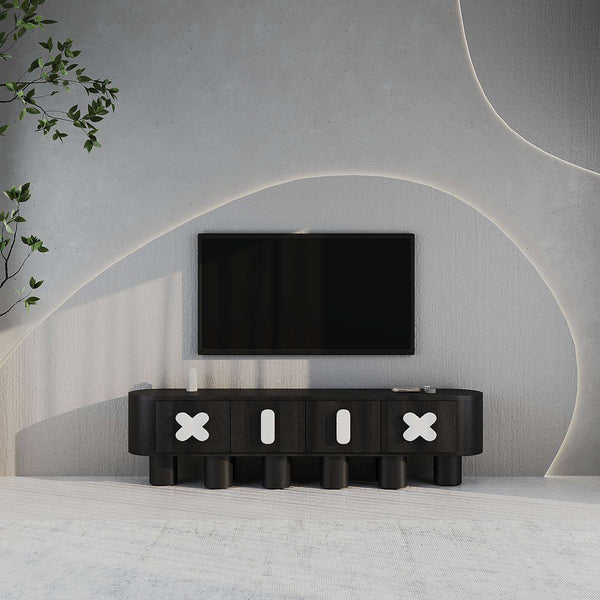 XO TV Unit / 200 x 53 CM – premium TV Units by Walls Nation UAE & Saudi Arabia