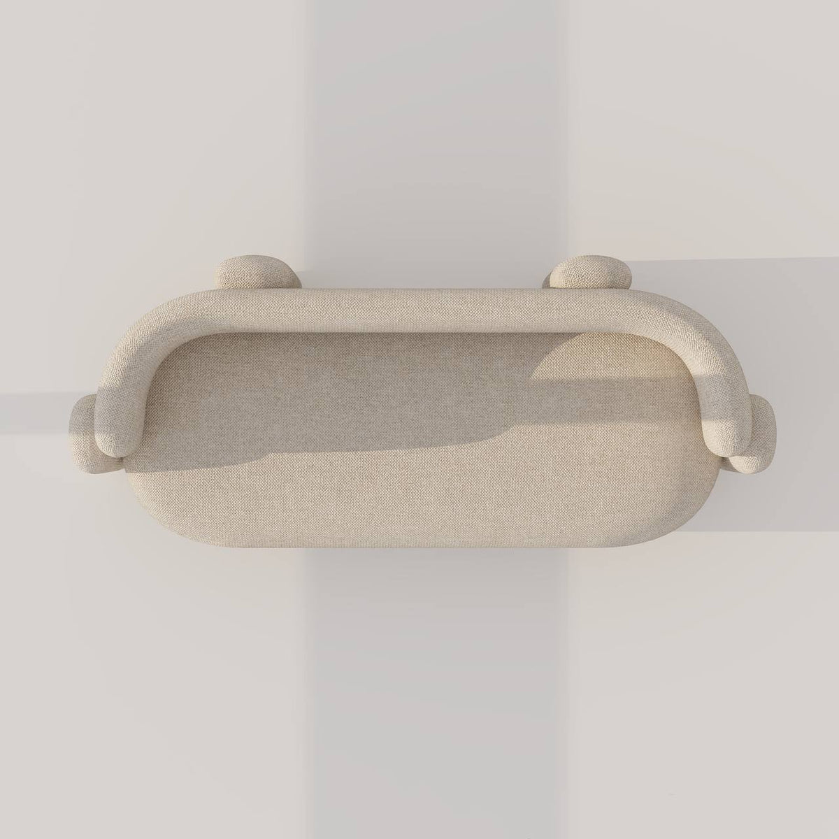 Beige Cotton-Blend