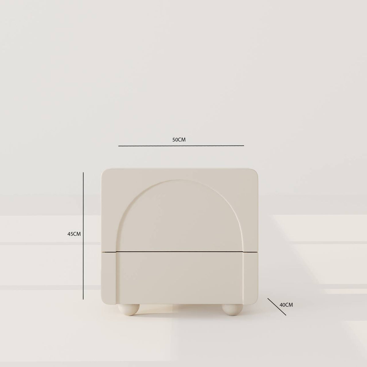 Currey Night Stand / 50 x 40 CM
