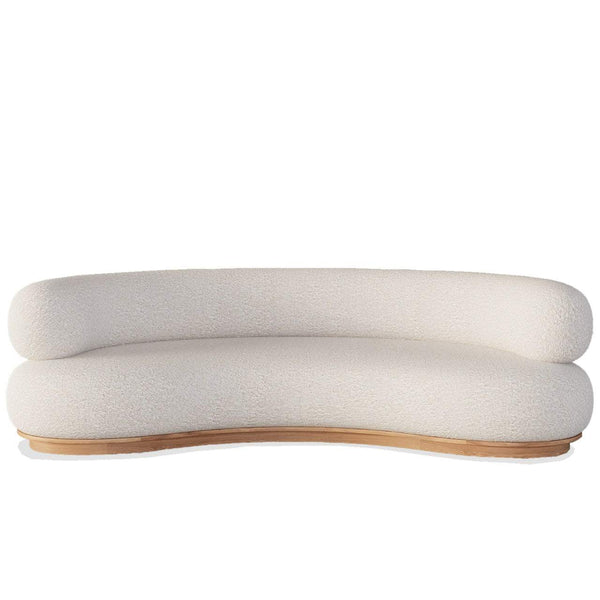 Dreamy Sofa 3S / White Boucle – premium Sofas by Walls Nation UAE & Saudi Arabia