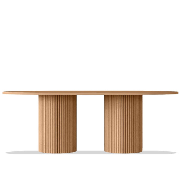 Fabian Dining Table V2 / High Quality-Wood – premium Dining Tables by Walls Nation UAE & Saudi Arabia
