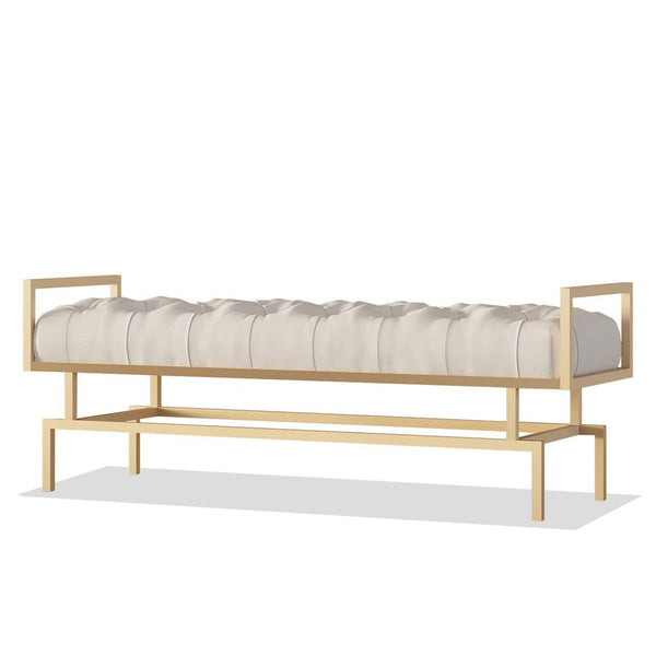 Samara Bench / 130 x 40 CM Faux Leather – premium Benches by Walls Nation UAE & Saudi Arabia