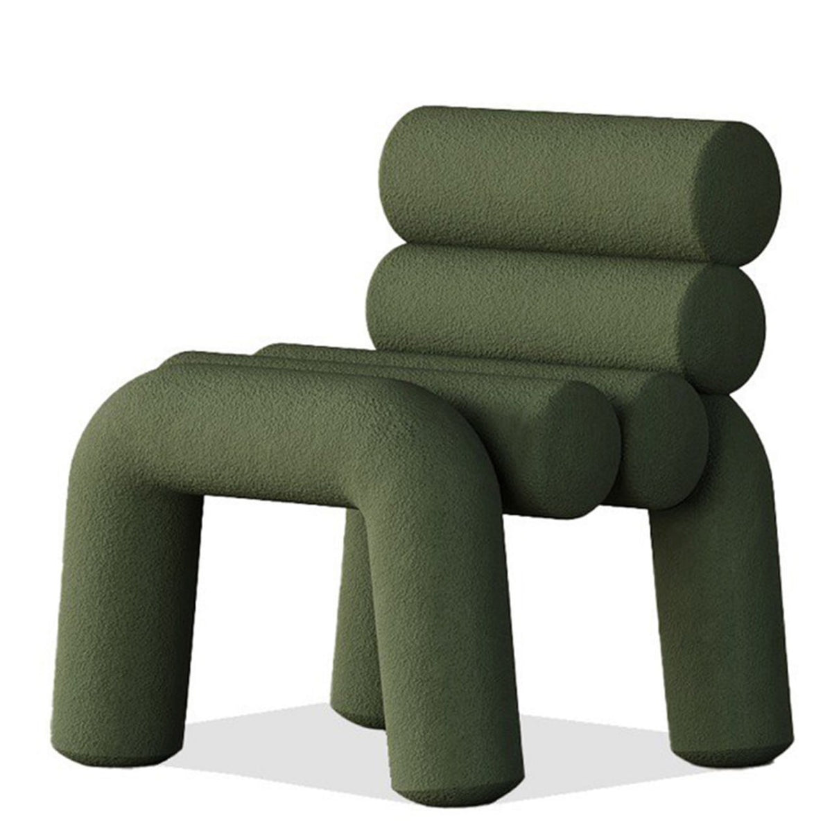 Nimia Armchair / Boucle Upholstery
