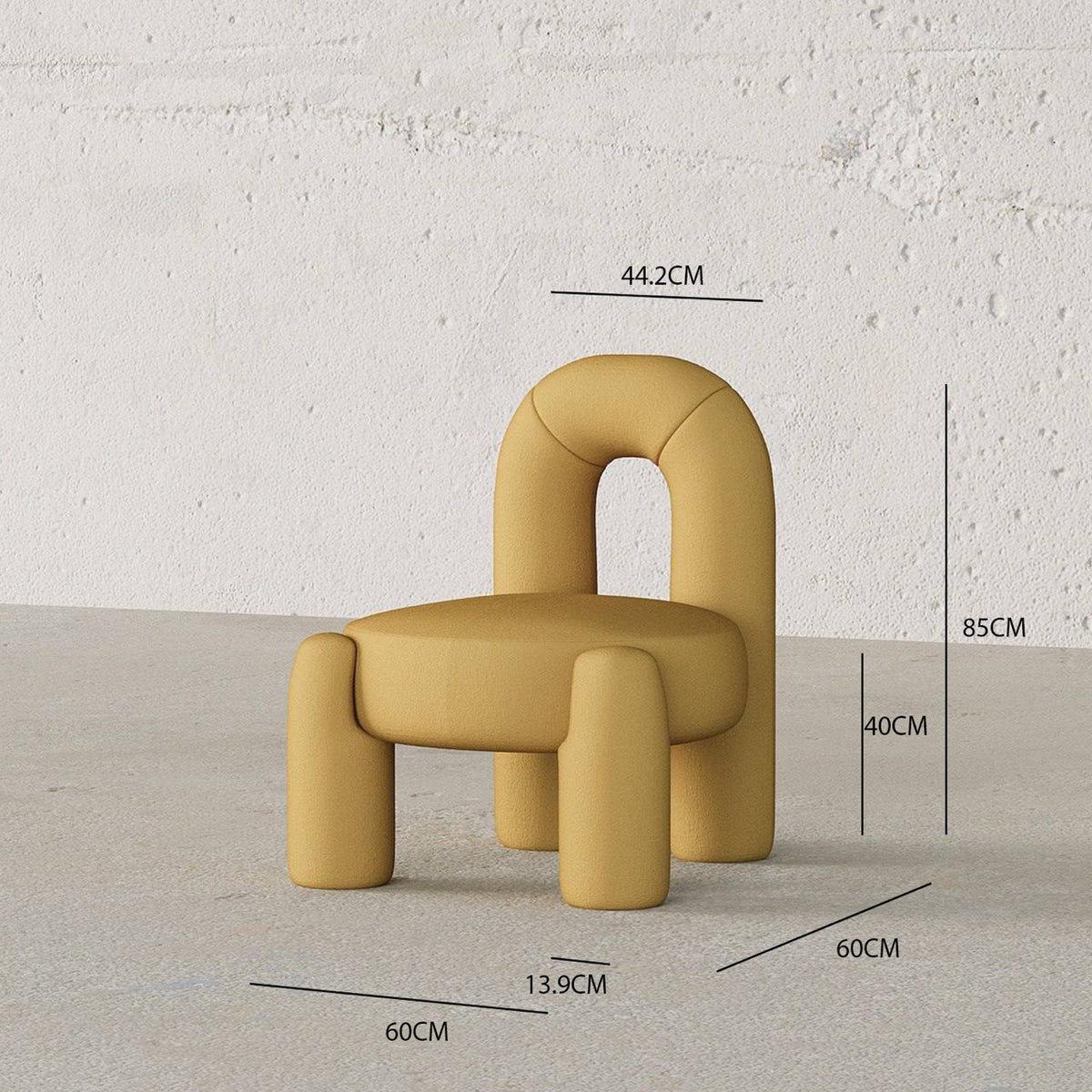 Spidey Accent Chair (Mustard)
