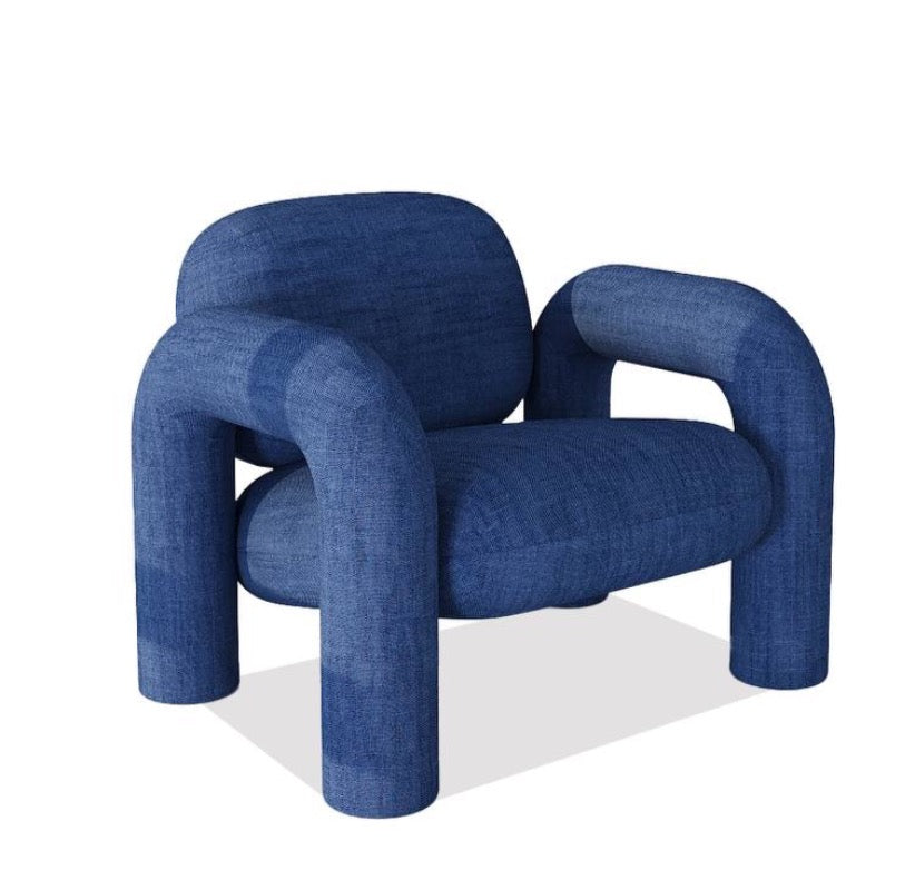 Navy Linen