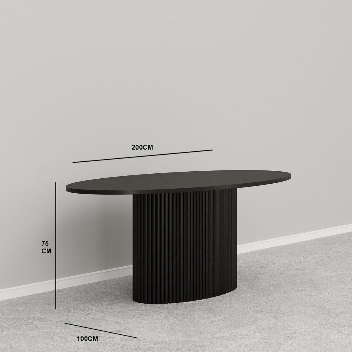 Pomme Dining Table / 200 x 100 CM - Walls Nation