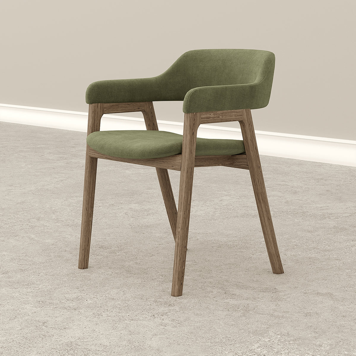 Olive Green Linen