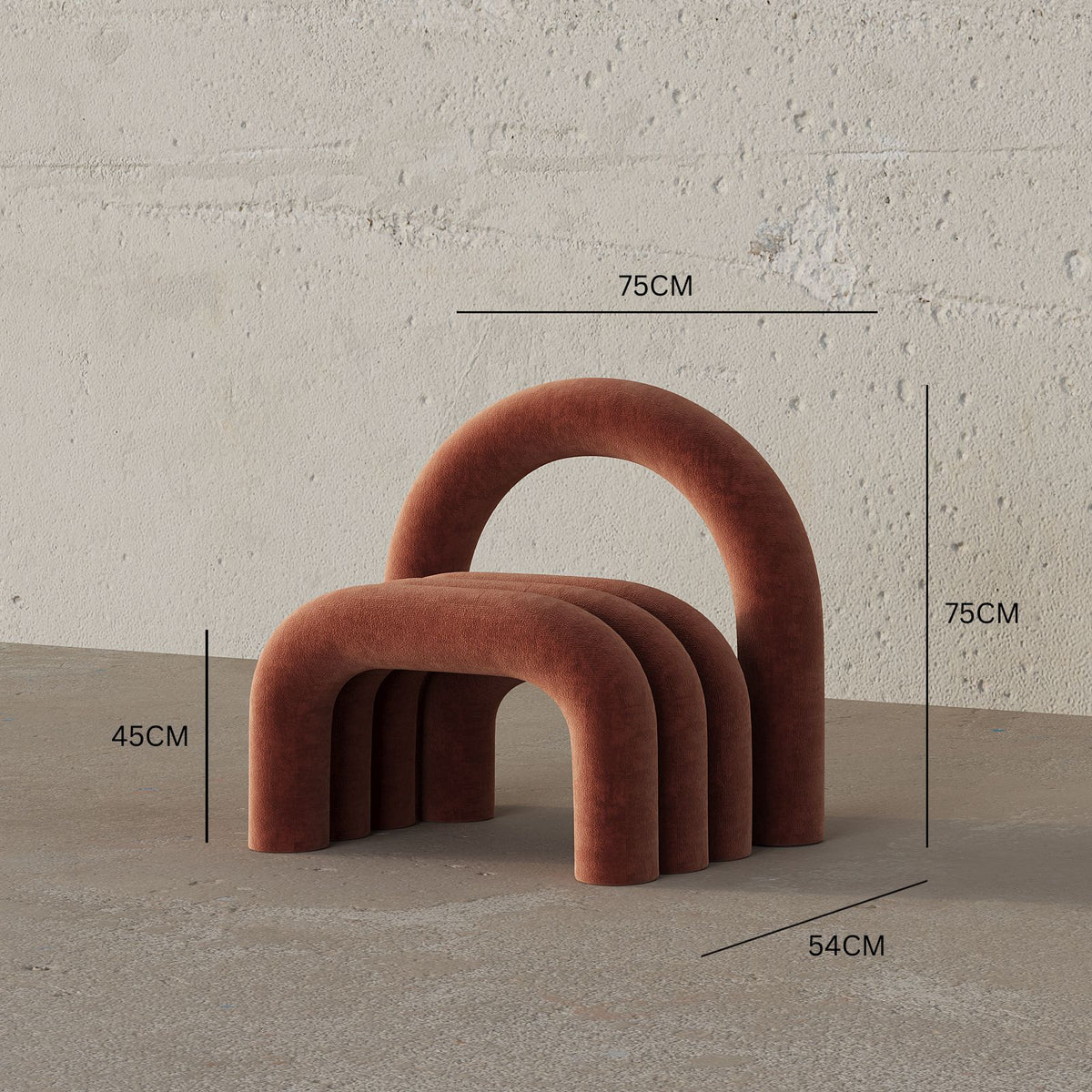 Raku Chair / Premium Velvet