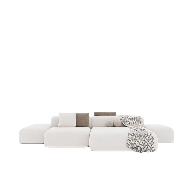 Remus Modular Large Sofa / Premium Faux Leather - Walls Nation