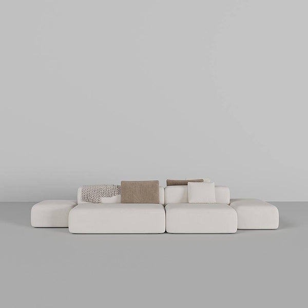 Remus Modular Large Sofa / Premium Faux Leather - Walls Nation