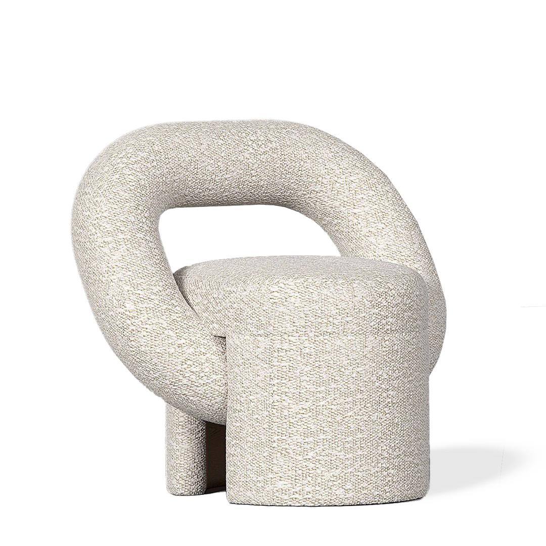 Ring Armchair / Off-White Boucle