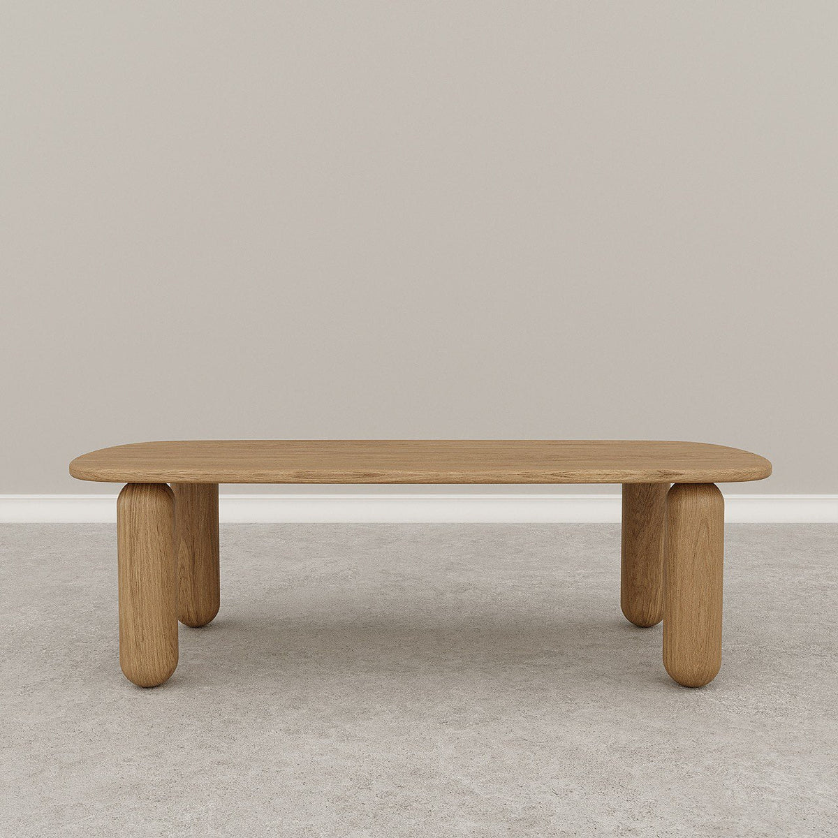 Rohan Oak Dining Table / 240 x 105 CM - Walls Nation