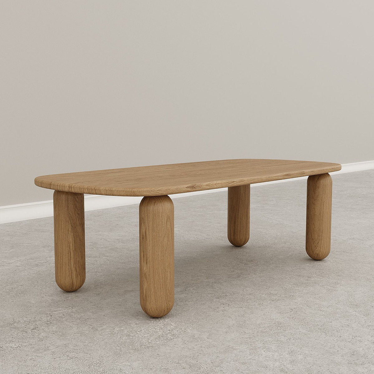 Rohan Oak Dining Table / 240 x 105 CM - Walls Nation