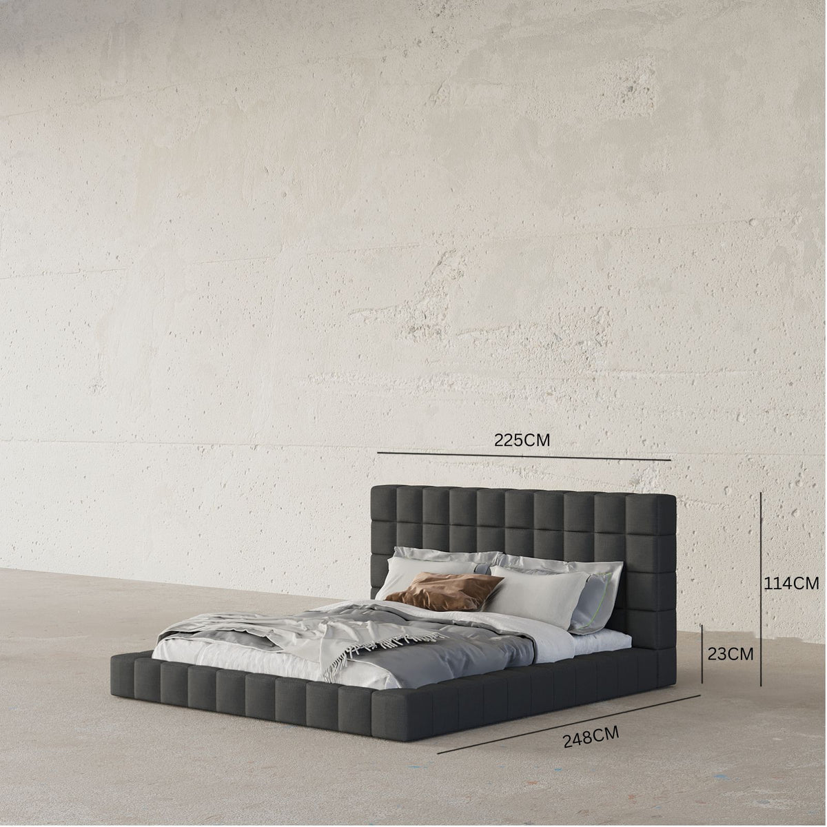 Sadie Upholstered Platform Bed