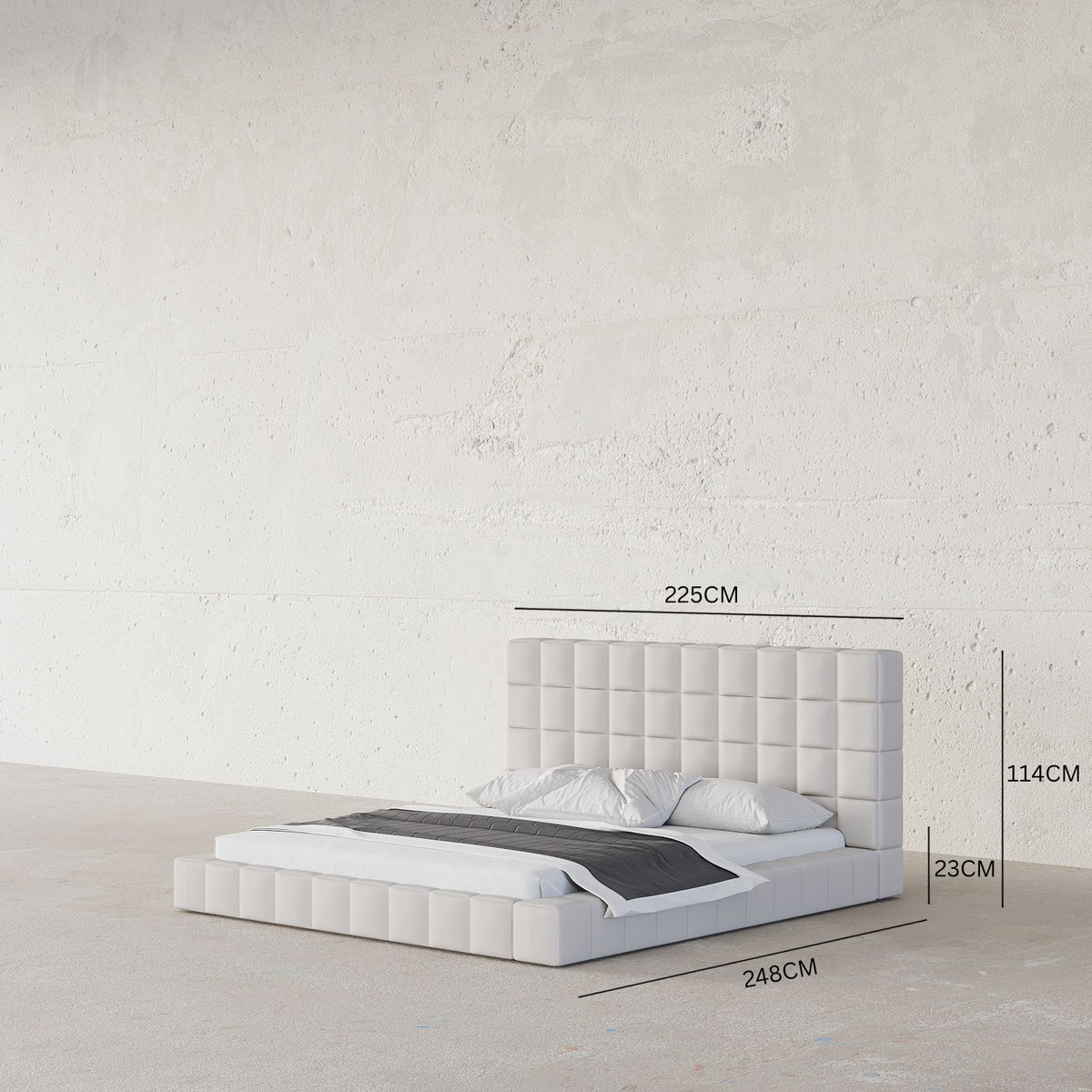 Sadie Upholstered Platform Bed
