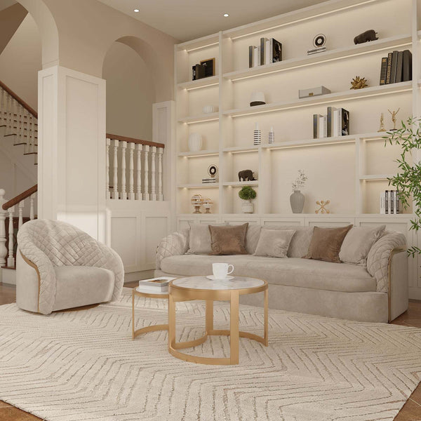 Luna Living Room Set – premium Living Room Sets by Walls Nation UAE & Saudi Arabia