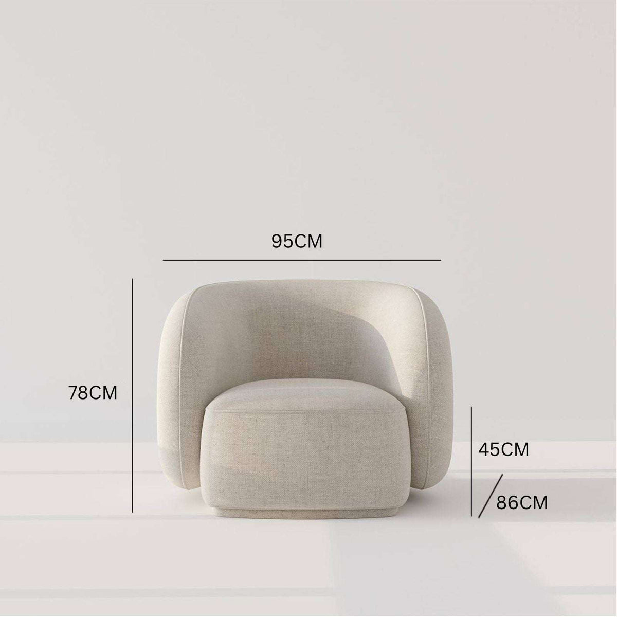 Stella Armchair / Cotton Blend