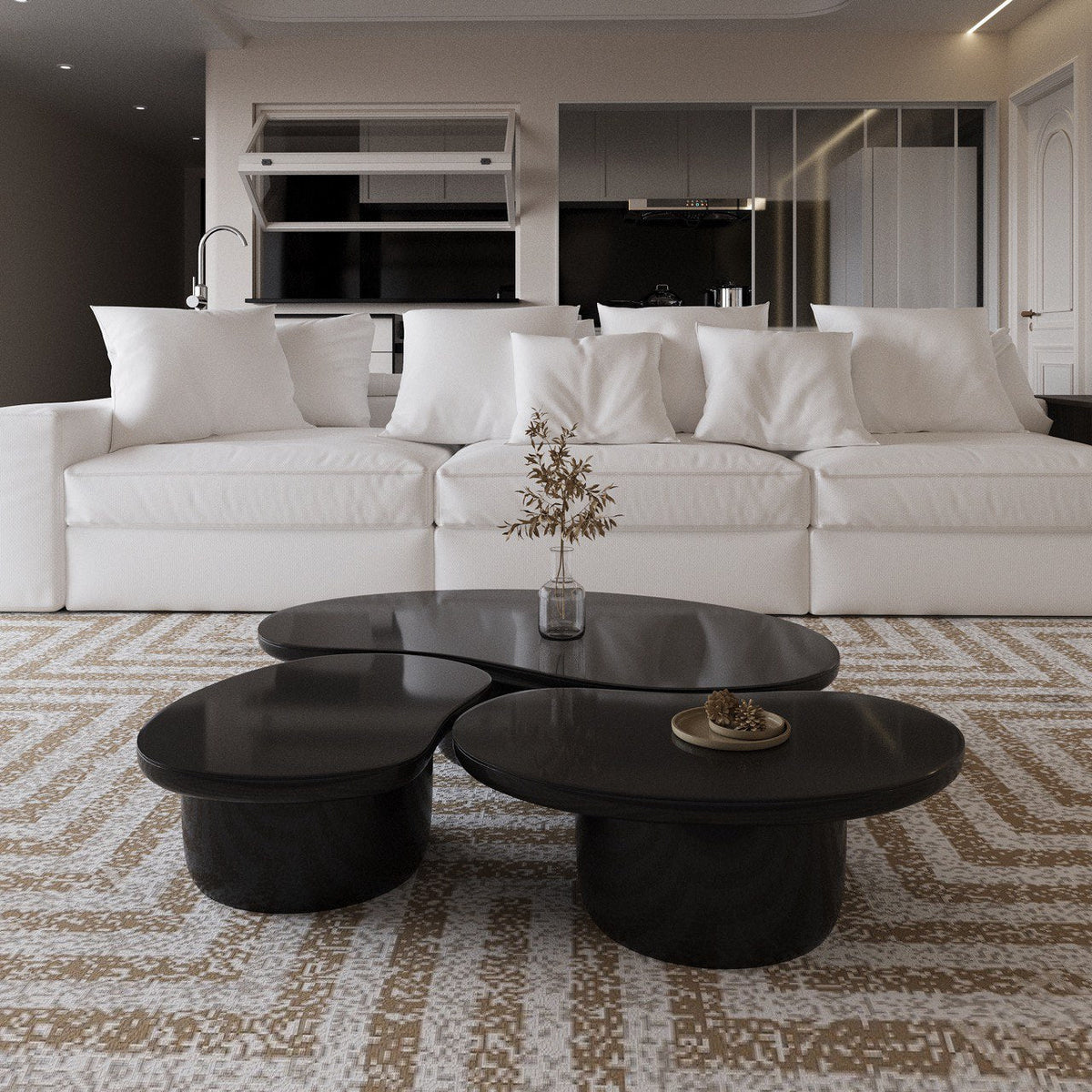 Black Micro-plaster Finish