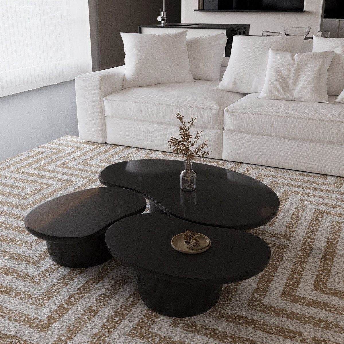 Teddy V3 Coffee Table / 145 x 160 CM - Walls Nation