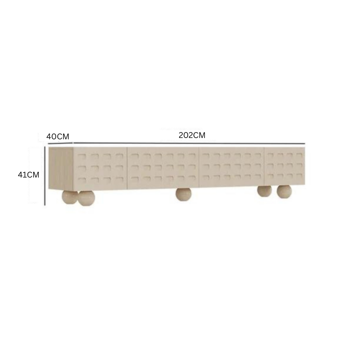 Turri TV Unit / 202 x 40 CM
