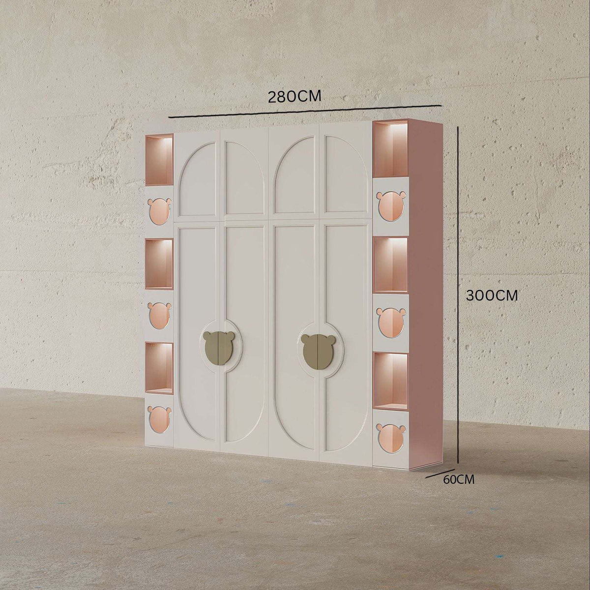 Wonderland Closet (Off-White & Baby Pink)