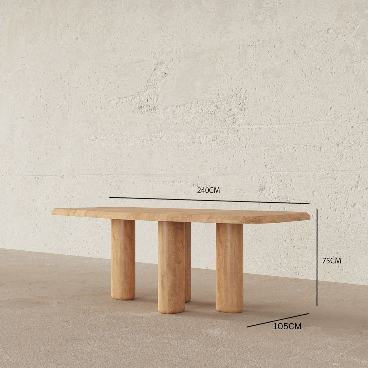 The Zen Dining Table / 240 x 105 CM