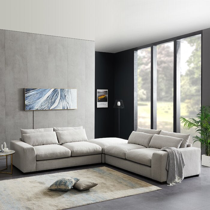 Abramo Italian Design / 394 x 113 CM Jade Upholstery - Walls Nation