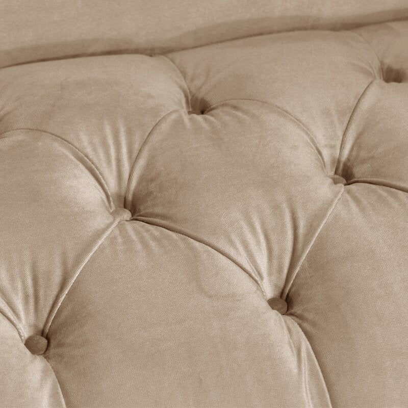 Acadia Chaise Lounge / 183 x 83 CM Velvet Upholstery - Walls Nation