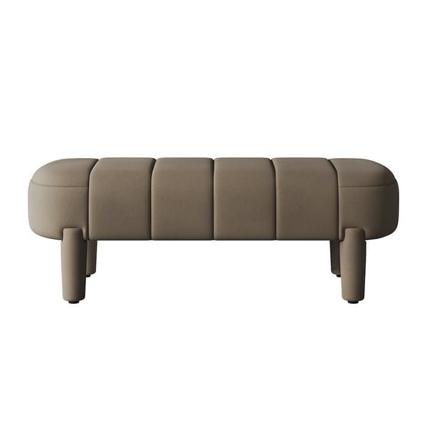 Adin Matt Velvet Bench / Premium Upholstery - Walls Nation