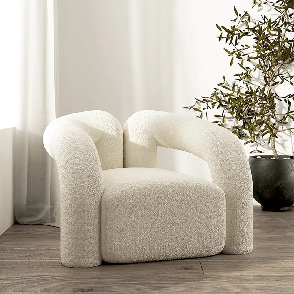 Boucle lounge best sale chair