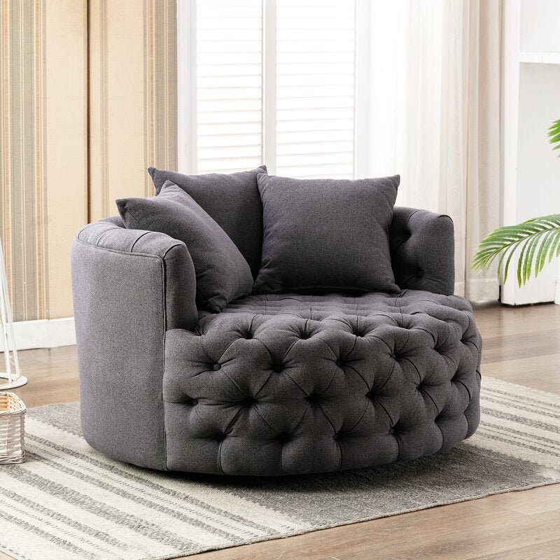 Barrel armchair deals