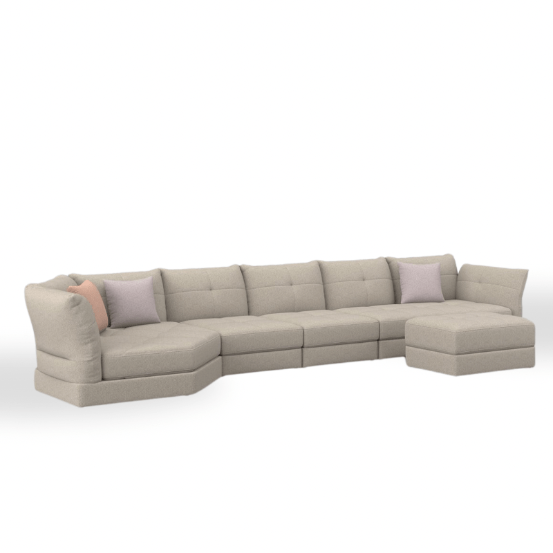 Bedford Modular Sofa / Jade Fabric - Walls Nation