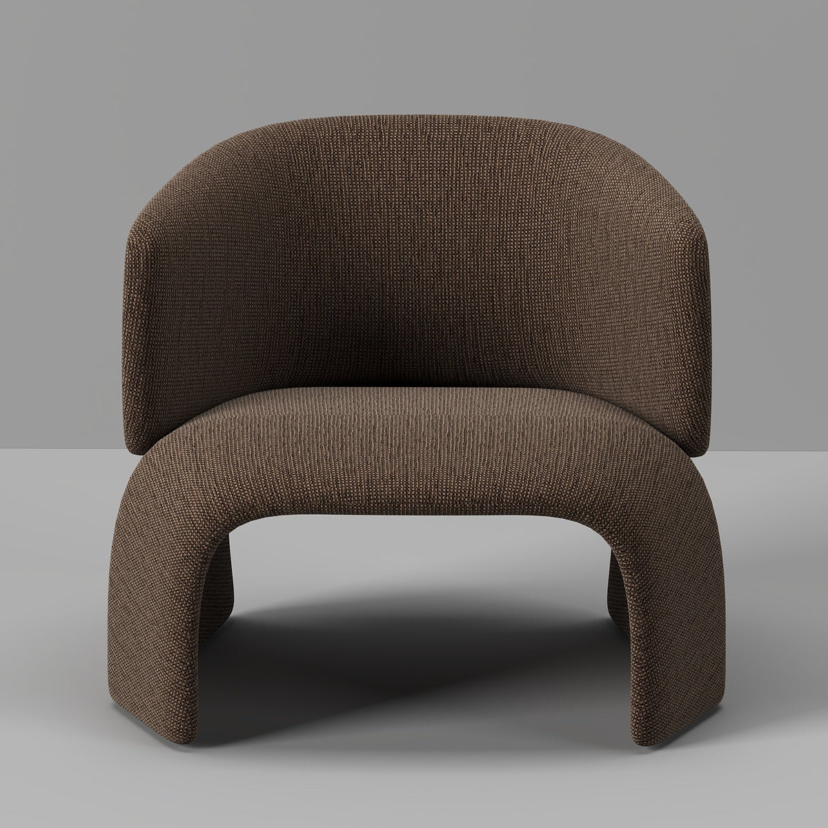 Brio Armchair / Brown Premium Linen - Walls Nation