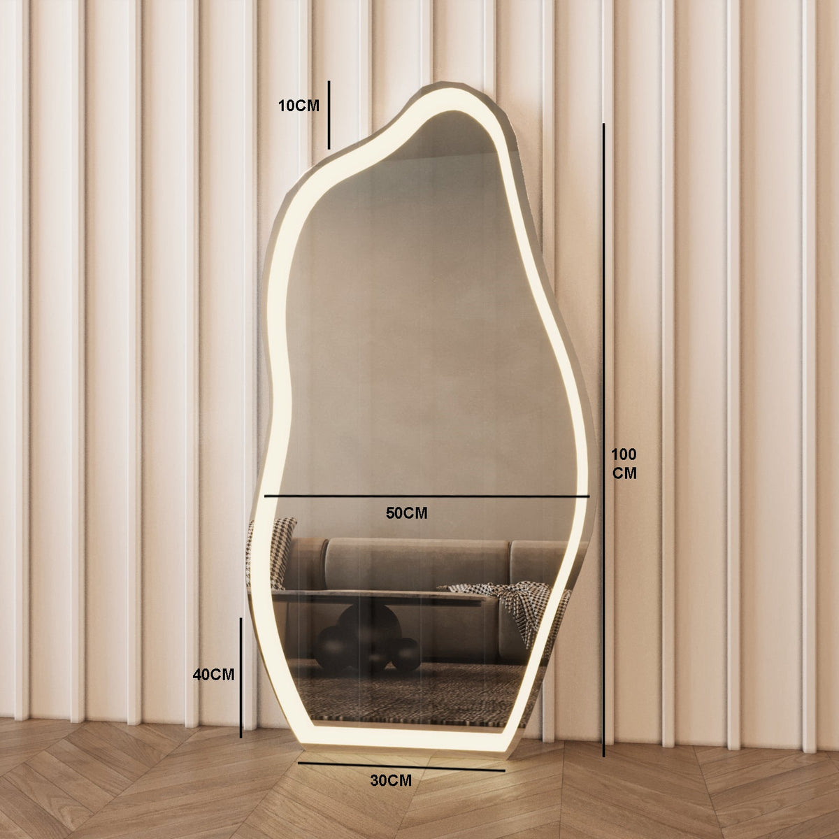 Cecelia Mirror / 50 X 100 CM - Walls Nation