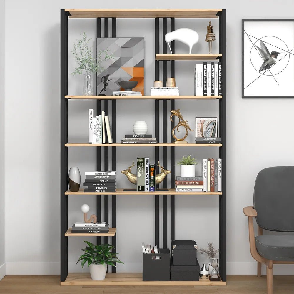 Cecilia Shelving Unit / 120 x 200 CM - Walls Nation