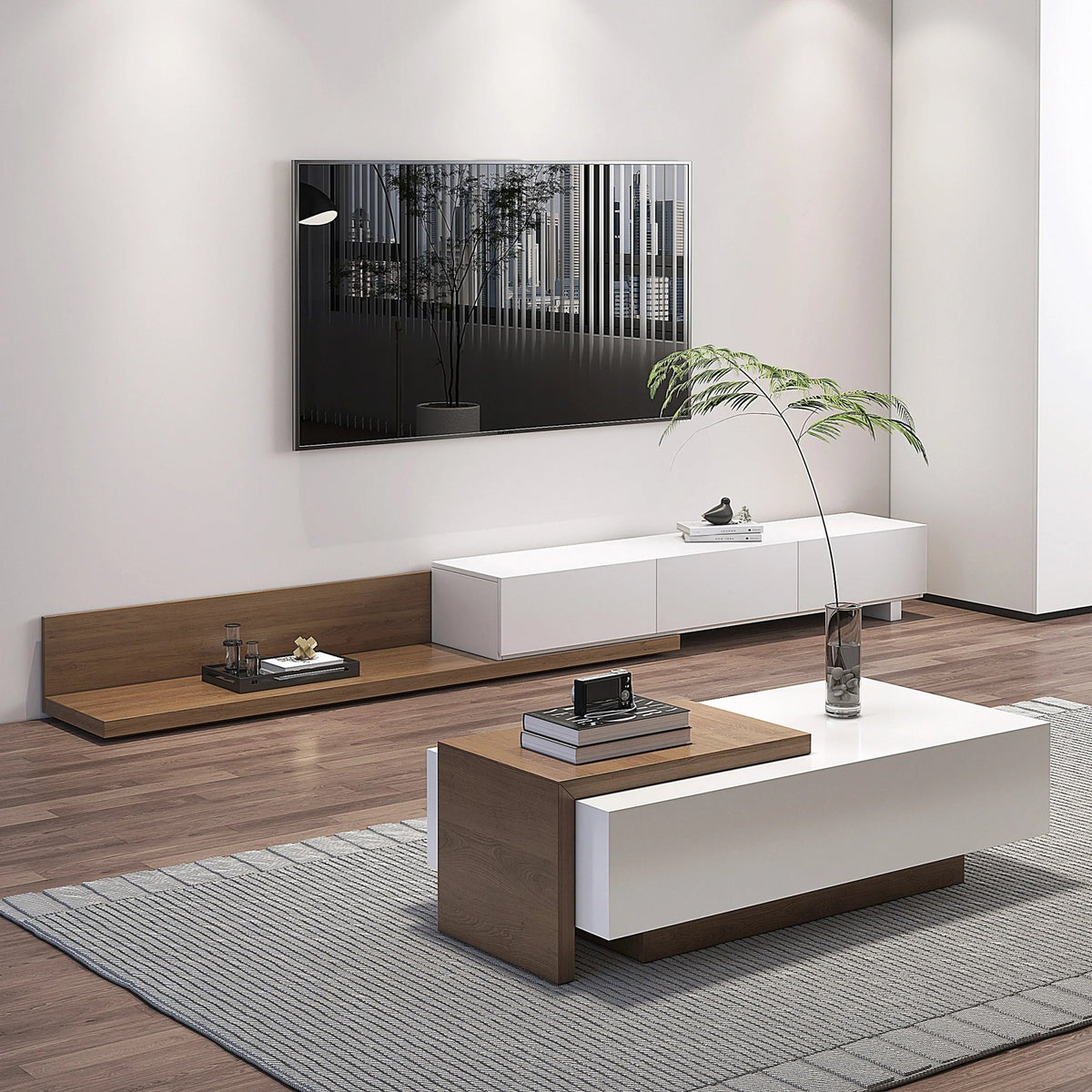 Clara Extendable Coffee Table / 124 x 38 CM - Walls Nation