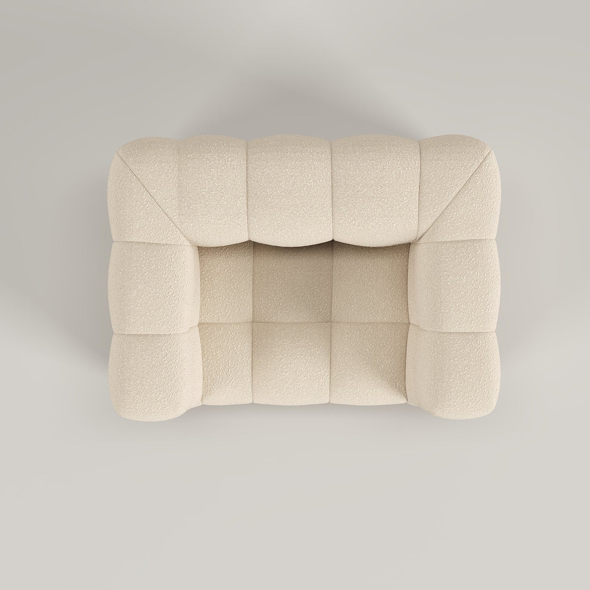 Coco Tufted Armchair / Off-White Boucle - Walls Nation