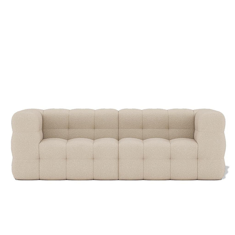 COCO Tufted Sofa 2S / Beige Boucle - Walls Nation