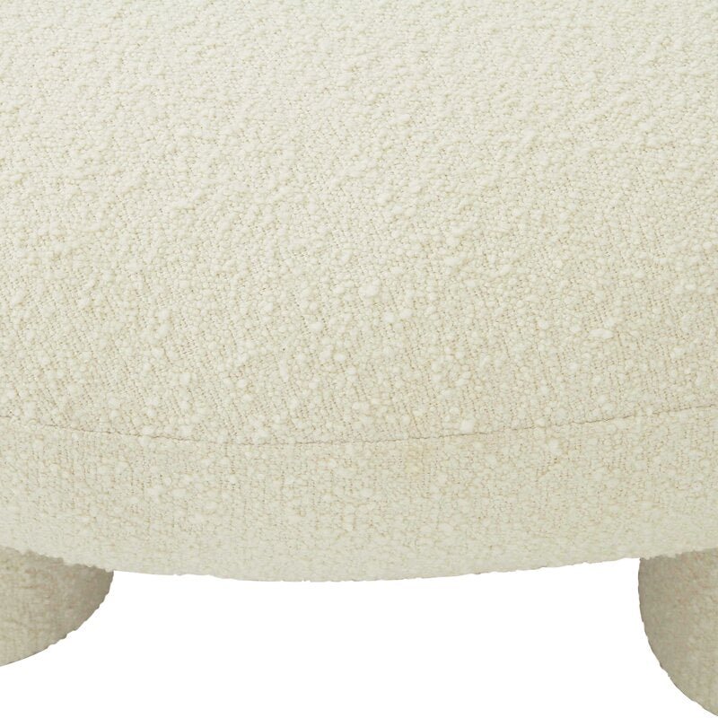 Cosmo Ottoman / Boucle Upholstery - Walls Nation