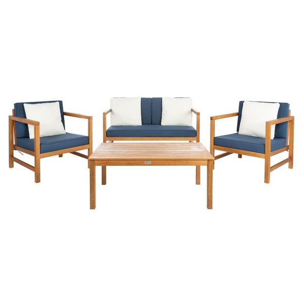 Cresto Outdoor Teak Wood Set / 4 People. - Walls Nation