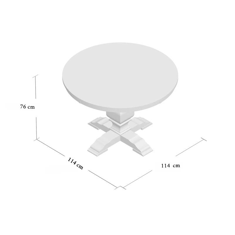 Daisy Solid Wood Dining Table - Walls Nation