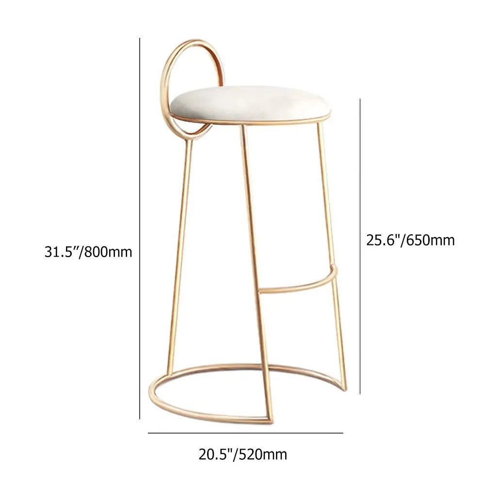 Della Bar Stool / Non Fade Gold - Walls Nation