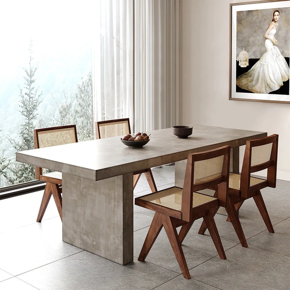Dionne Dining Table / Concrete Top - Walls Nation