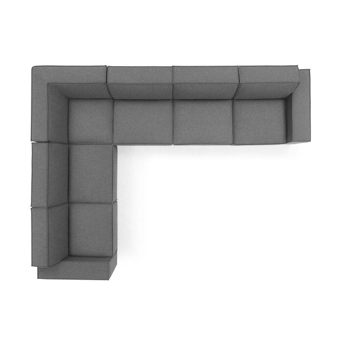 Elista Symmetrical Sectional / 414 x 310 CM Jade Upholstery - Walls Nation