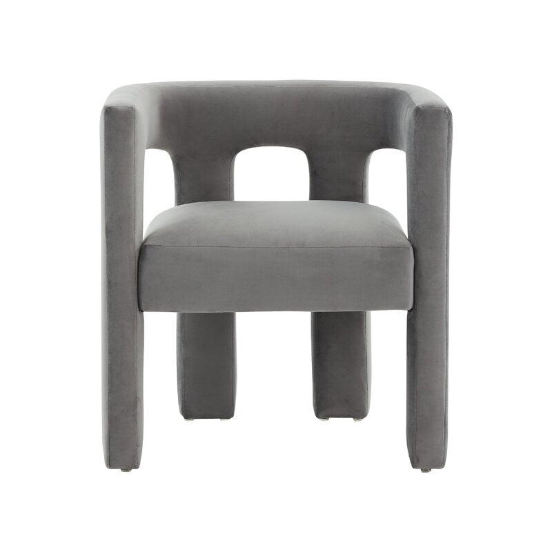 Ellery Skeleton Chair / Boucle & Velvet Upholstery - Walls Nation