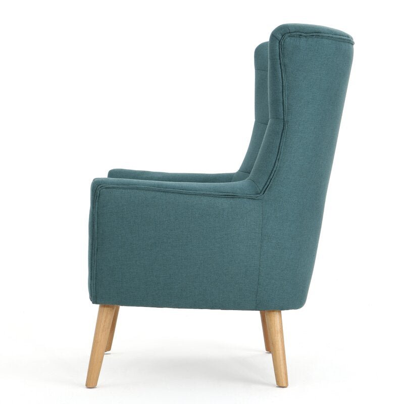 Flora Chair / 104 H x 81 W Linen Upholstery - Walls Nation