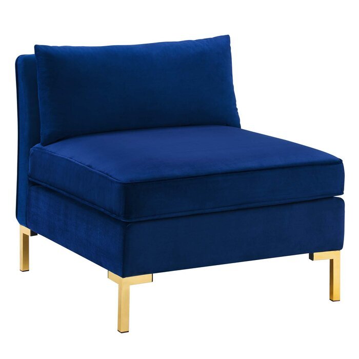 Fremont Chair / 74 x 91 CM Velvet Upholstery - Walls Nation