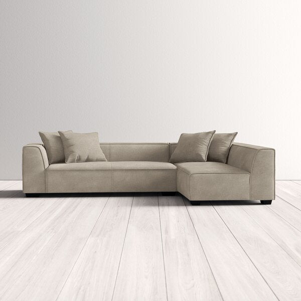 Gian V2 Modular Sectional 251 W x 85 D CM Jade Upholstery