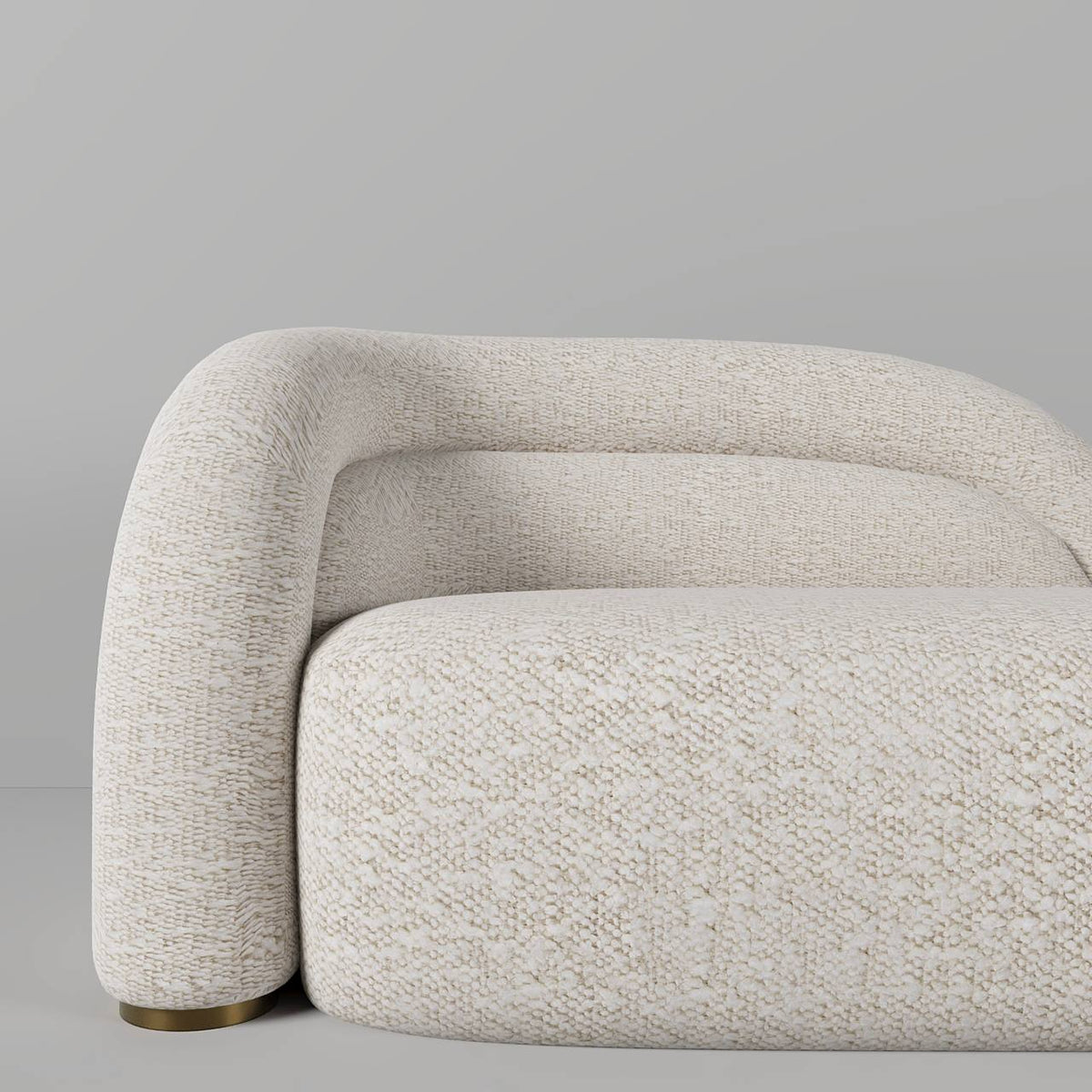 Holla Sofa 2S / Beige Boucle - Walls Nation