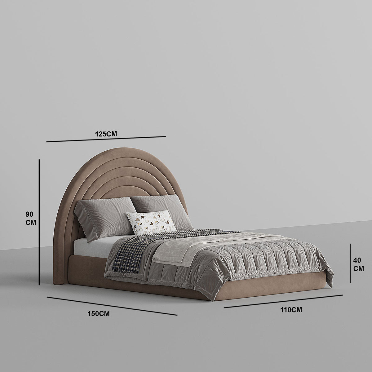 Ivan Bed / 125 x 150 CM - Walls Nation